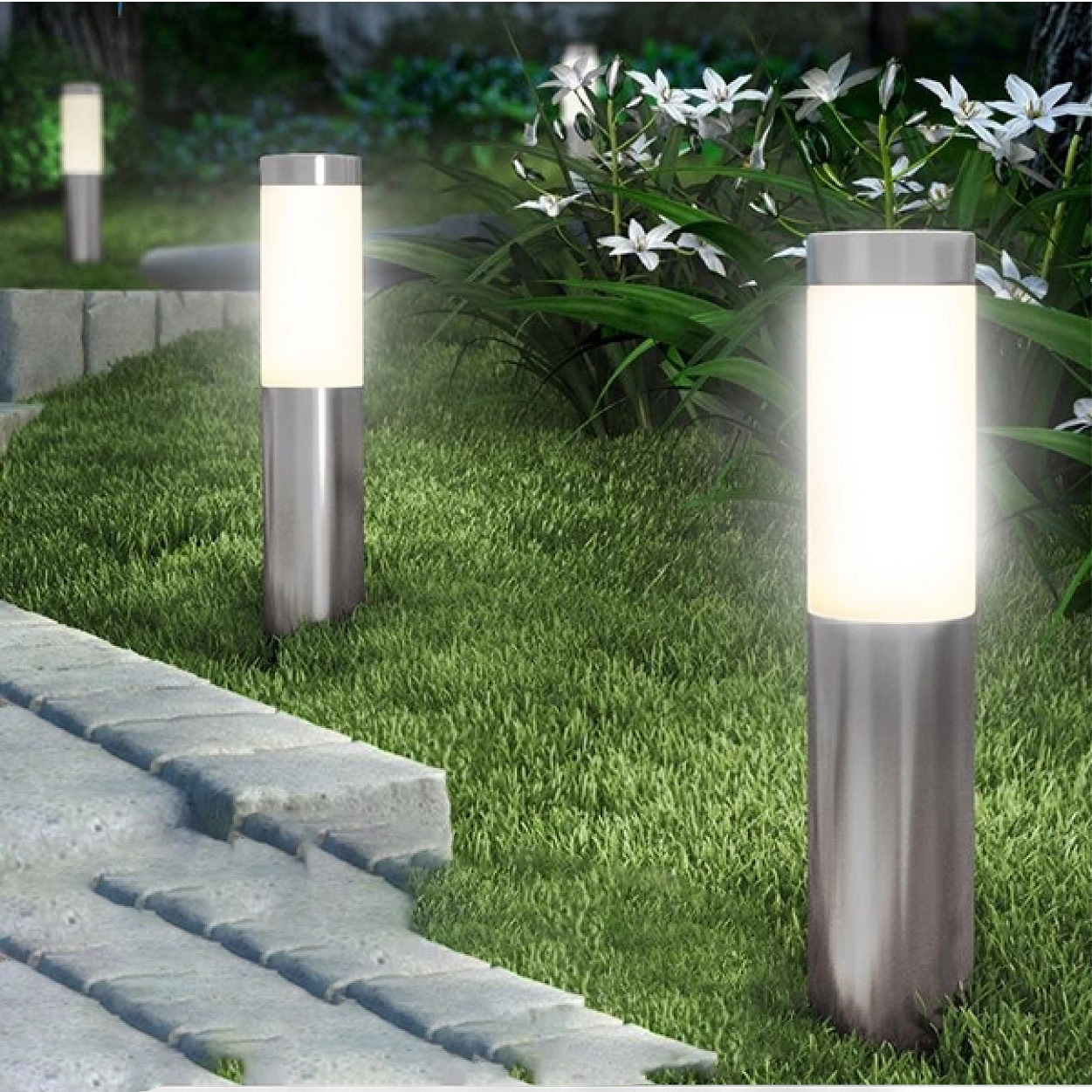 [10014] Solar Outdoor Yard Light, Waterproof LED Lawn Lamp