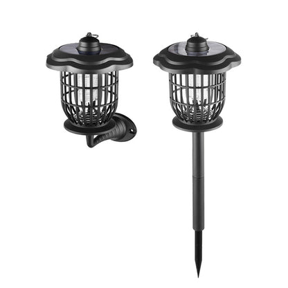 [10051] Solar Bug Zapper Outdoor Lamp