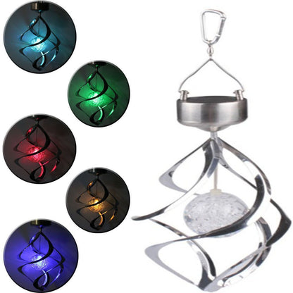 [10075] Solar Spiral Hanging Light