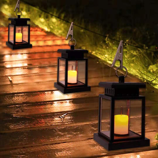 [10059]Solar Vintage Palace Lantern for Outdoor Decoration