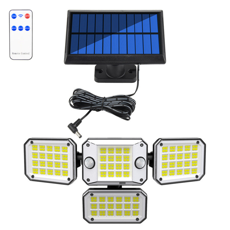 [10042] Cross-Border New Solar Outdoor Light - Yard Illumination, Waterproof High-Power Motion Sensor Lamp