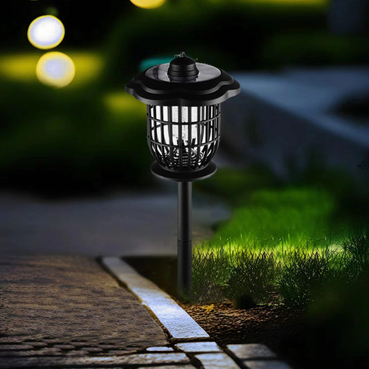 [10051] Solar Bug Zapper Outdoor Lamp