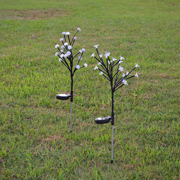 [10026] Solar Outdoor Stake Light - 20 LED Cherry Blossom Garden Decor