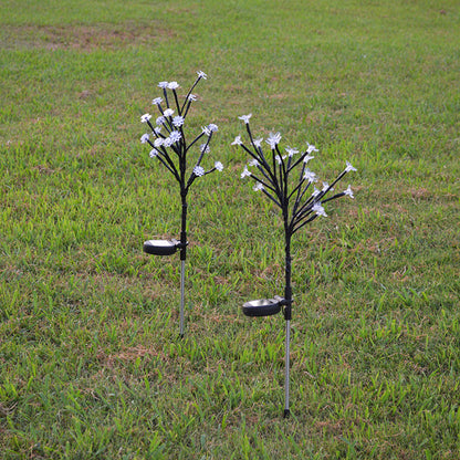 [10026] Solar Outdoor Stake Light - 20 LED Cherry Blossom Garden Decor