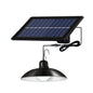 [10038] Solar Single Pendant Light Vintage Bulb Outdoor Indoor Dual Head Remote Lighting