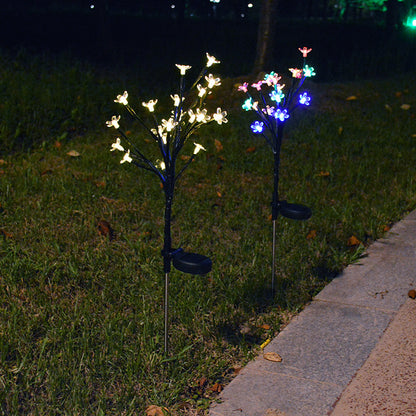 [10026] Solar Outdoor Stake Light - 20 LED Cherry Blossom Garden Decor