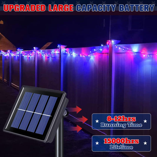 [10087] Solar Light String for Holiday Decoration