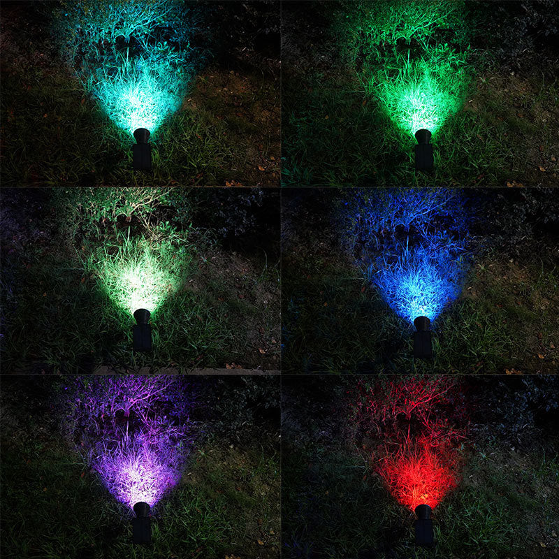 [10021] Solar RGB Garden Spotlight, Waterproof