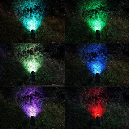 [10021] Solar RGB Garden Spotlight, Waterproof