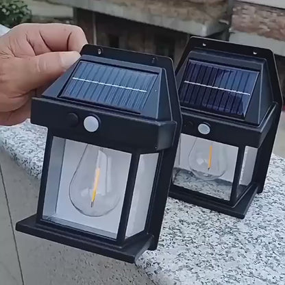 [10017]Outdoor Solar Wall Light with Sensor